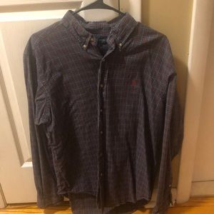 Polo Men’s dress shirt (L) Flannel material